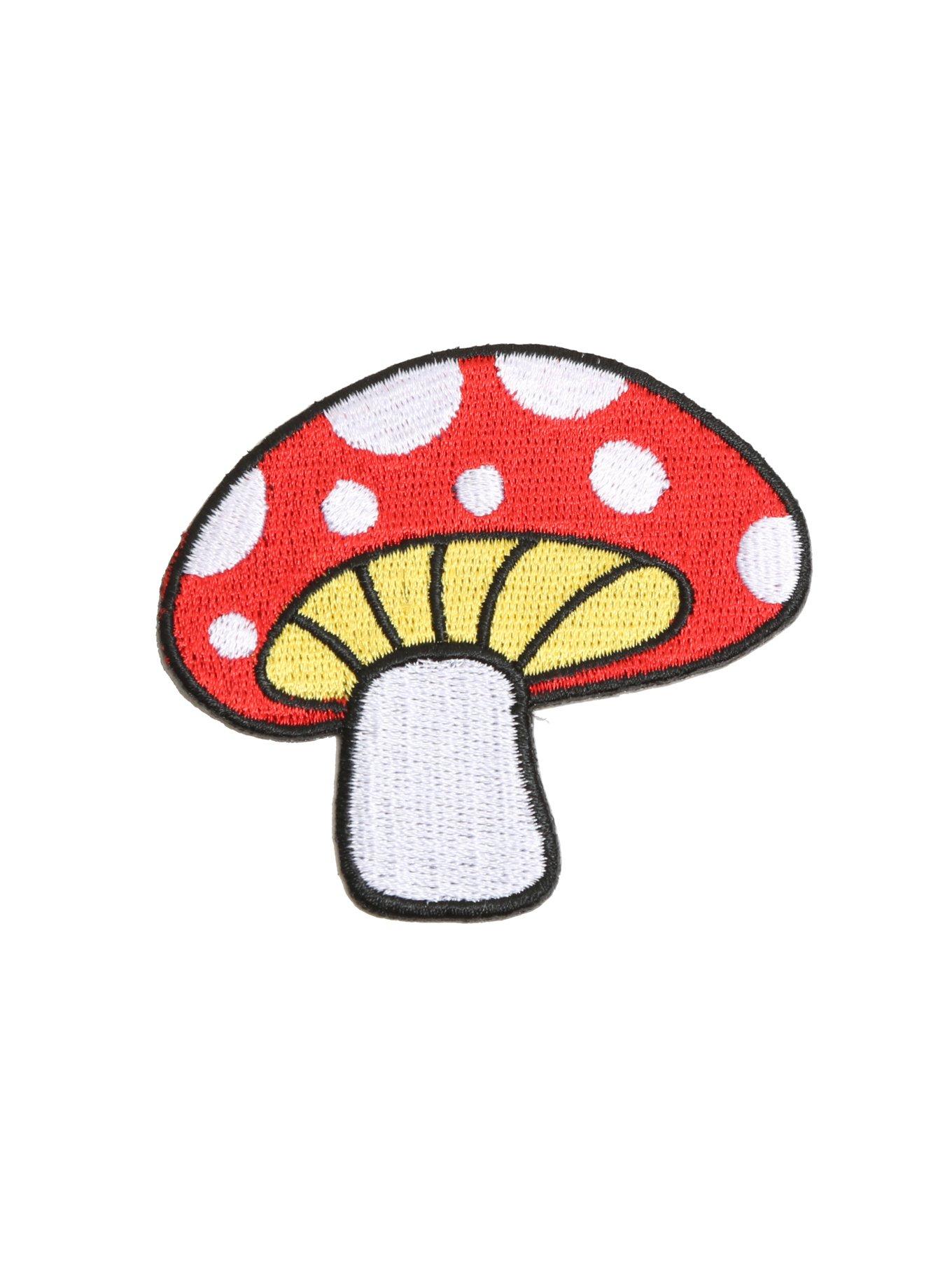 Mushroom Iron-On Patch, , hi-res