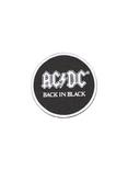 AC/DC Back In Black Iron-On Patch, , hi-res