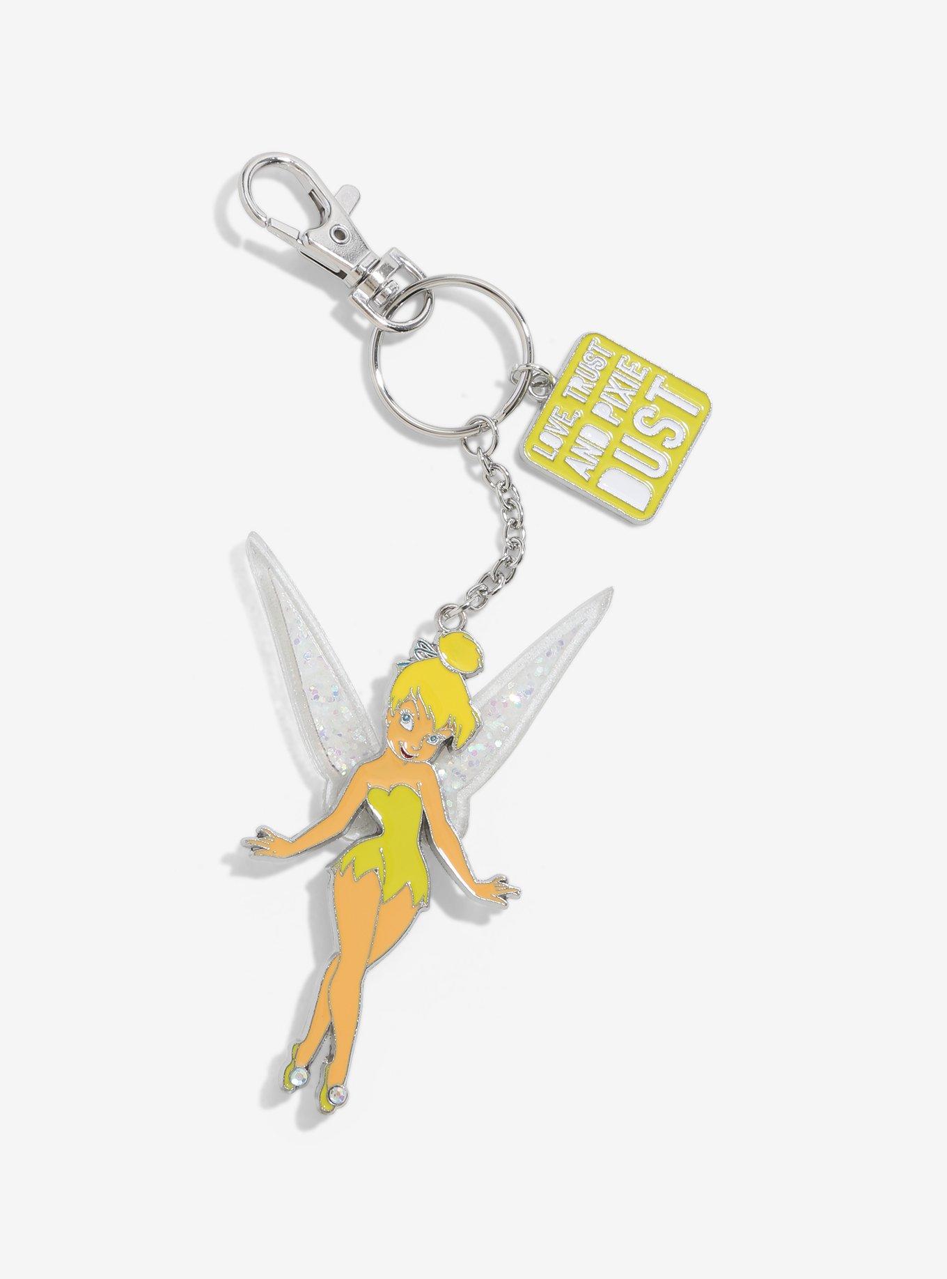 Disney Tinker Bell Glitter Key Chain, , hi-res