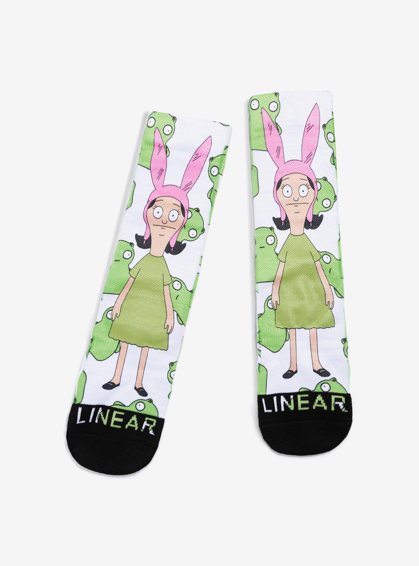 Bob's Burgers Louise Collage Socks, , hi-res