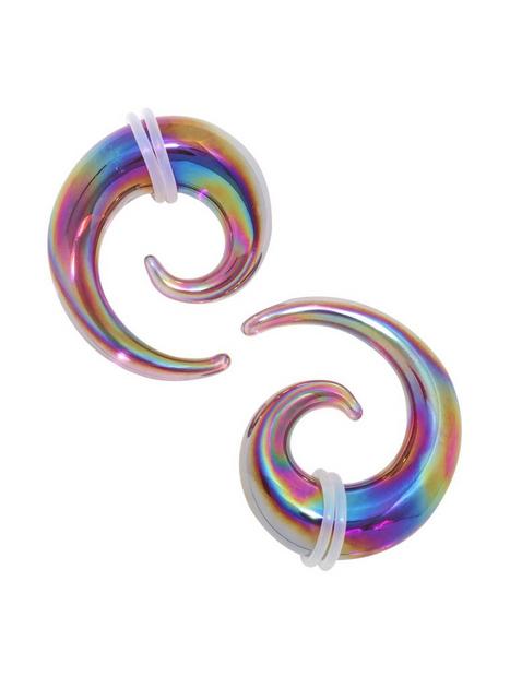 Glass Rainbow Spiral Pincher 2 Pack | Hot Topic