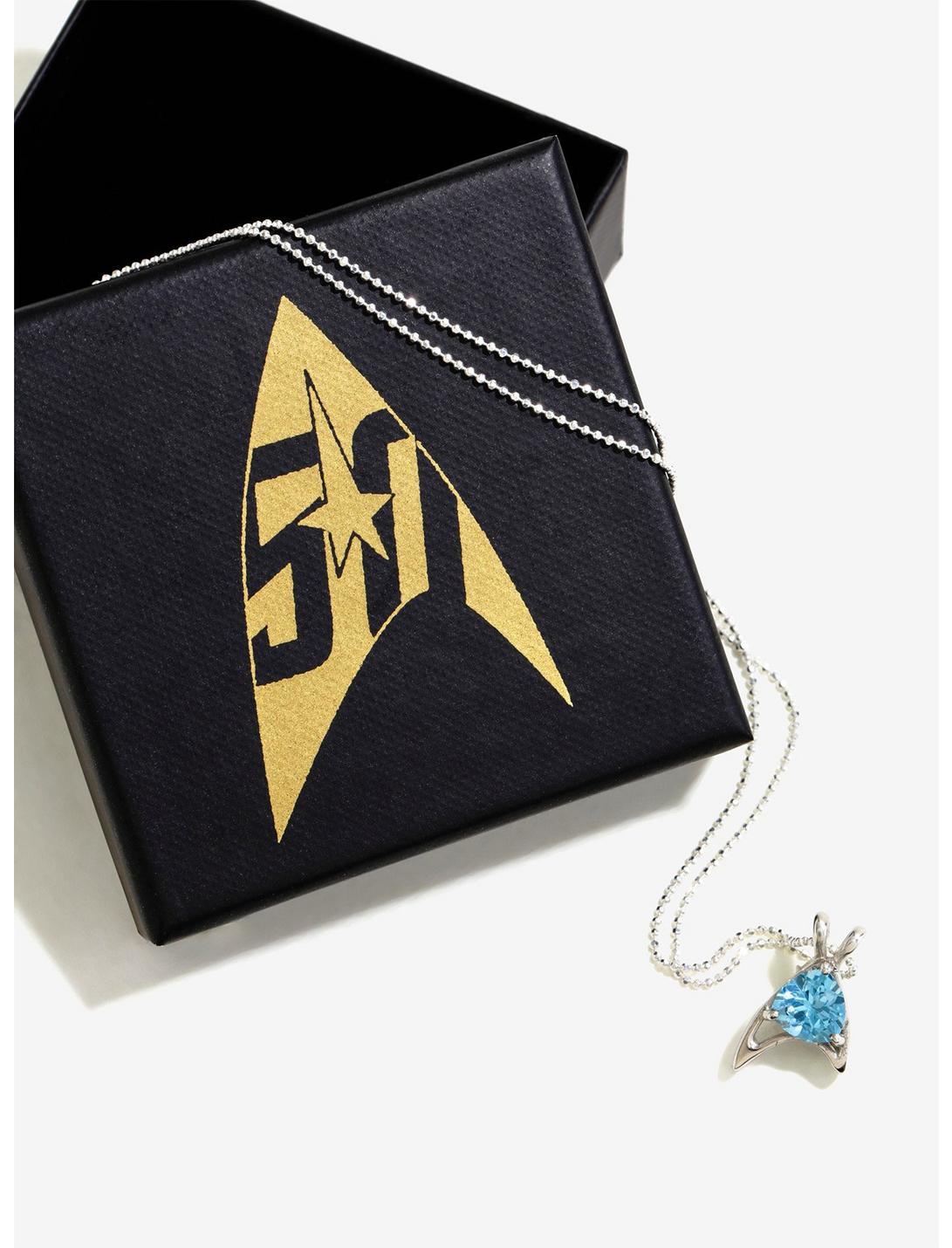 Star Trek 50th Anniversary Blue Topaz Necklace, , hi-res