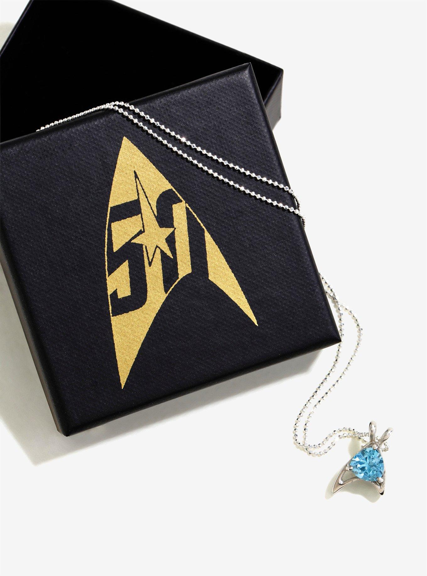 Star Trek 50th Anniversary Blue Topaz Necklace, , hi-res