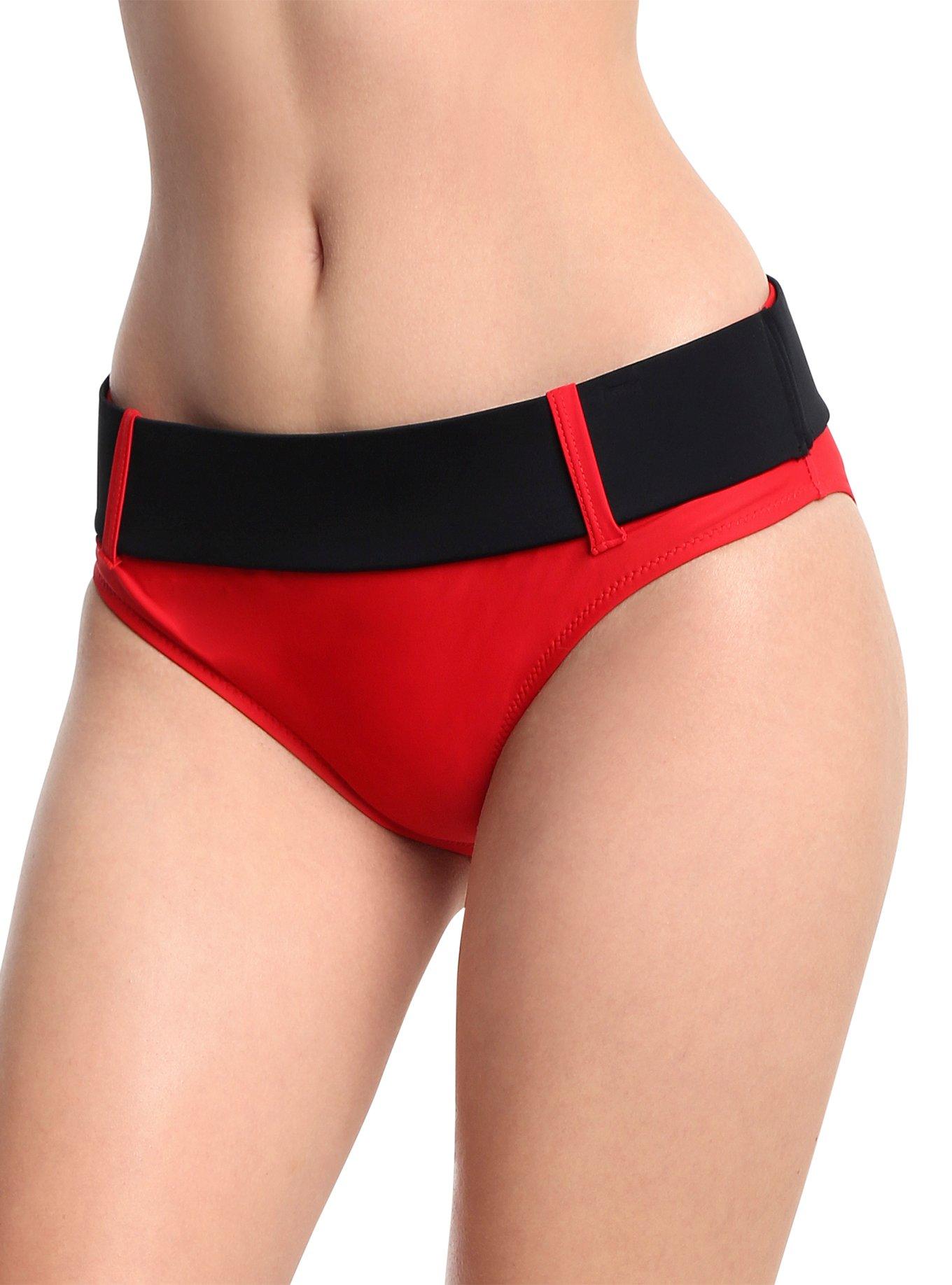 Marvel Deadpool Swim Bottoms, RED, hi-res