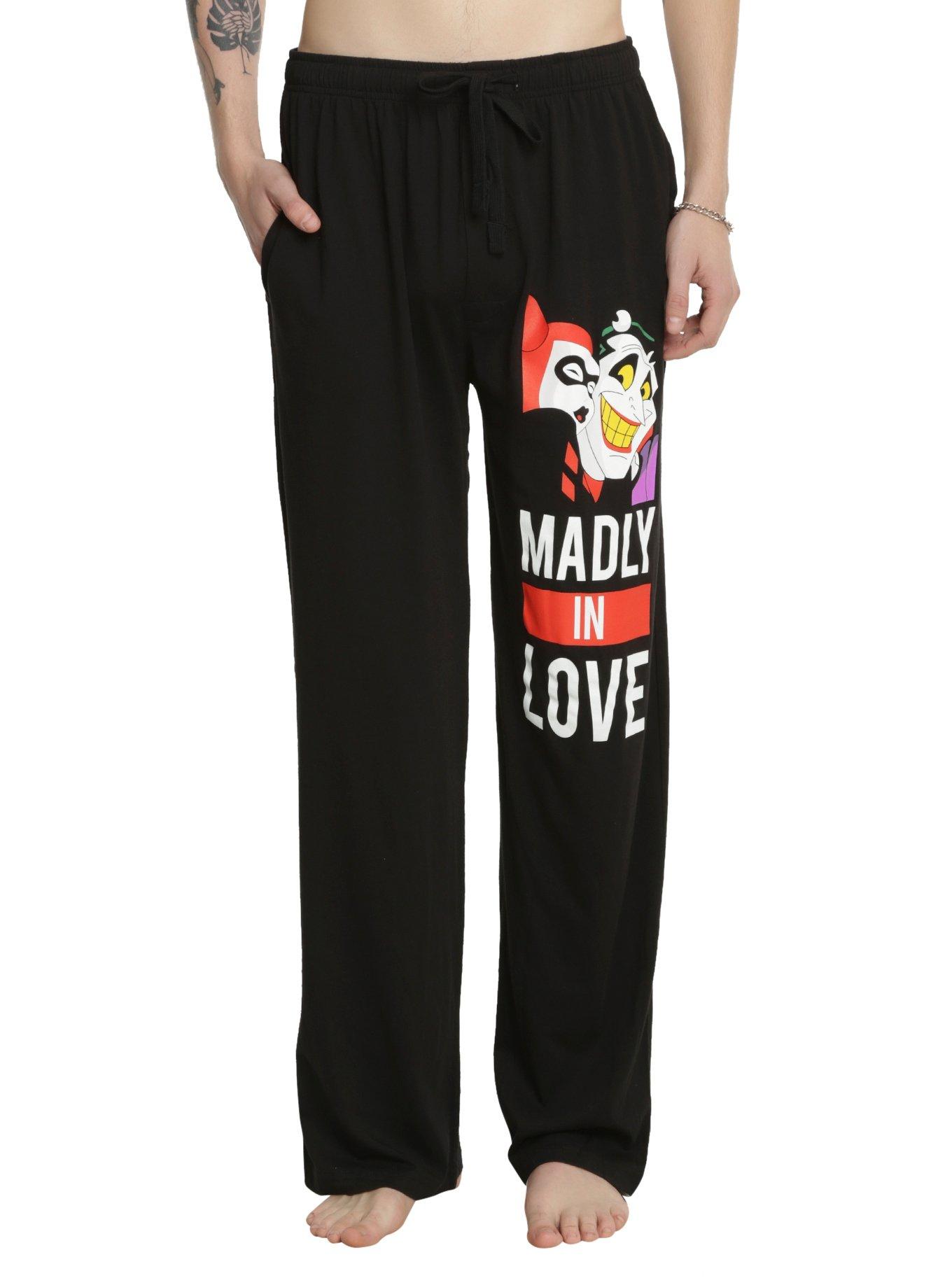 DC Comics Harley Quinn & Joker Madly In Love Guys Pajama Pants | Hot Topic