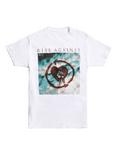 Rise Against Logo Clouds T-Shirt, WHITE, hi-res