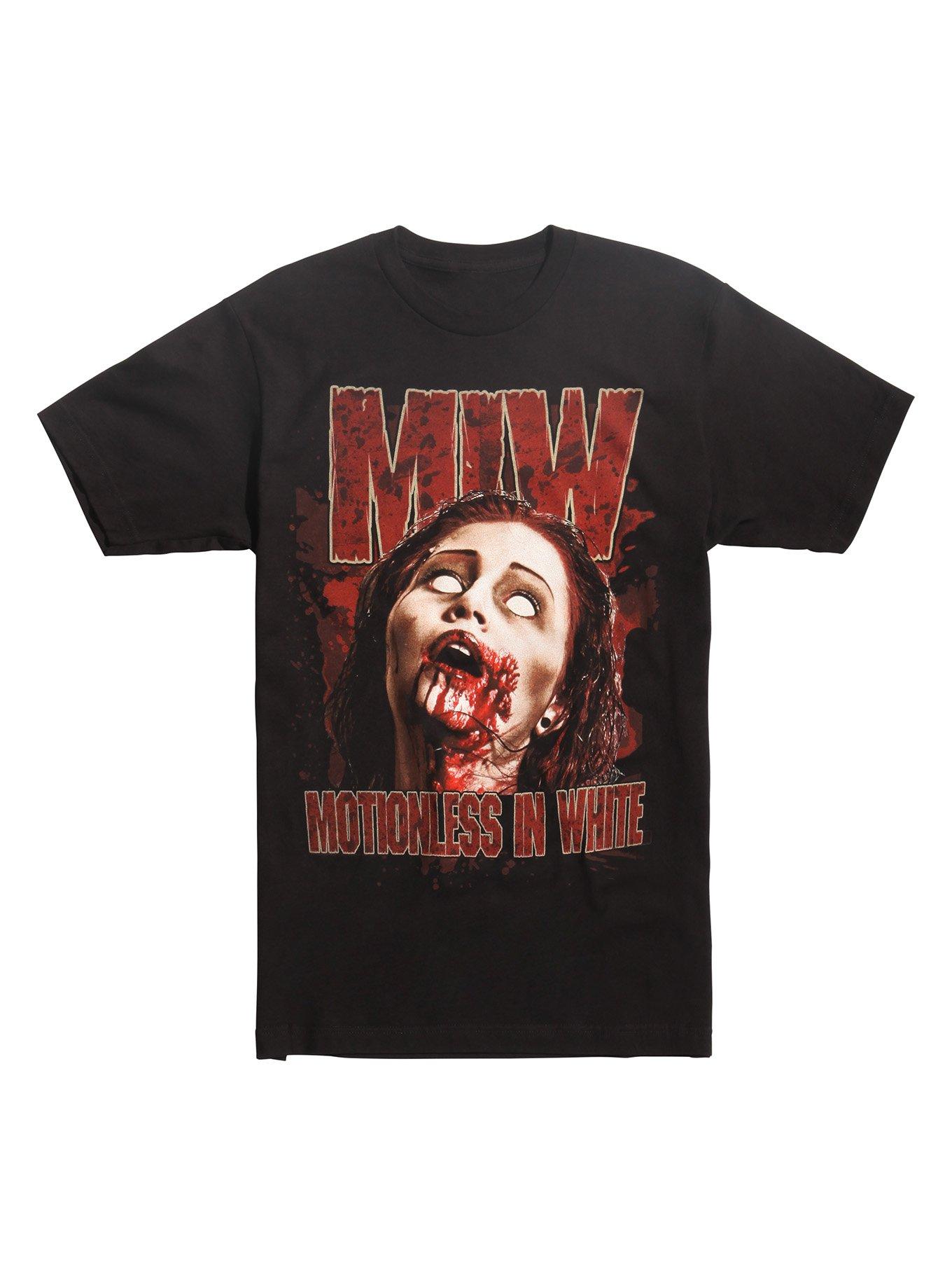 Motionless In White Zombie T-Shirt, BLACK, hi-res