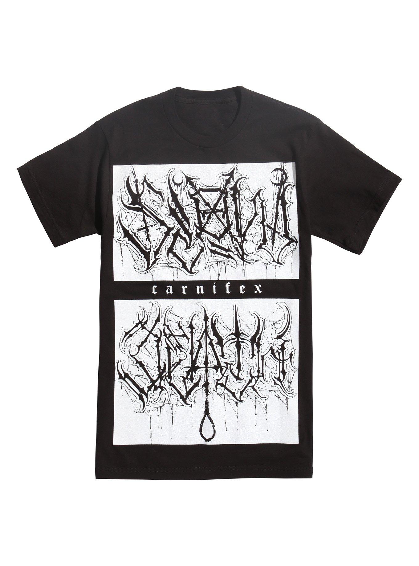 Carnifex Slow Death Blocks T-Shirt, BLACK, hi-res