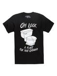 Opinions Toilet T-Shirt, BLACK, hi-res