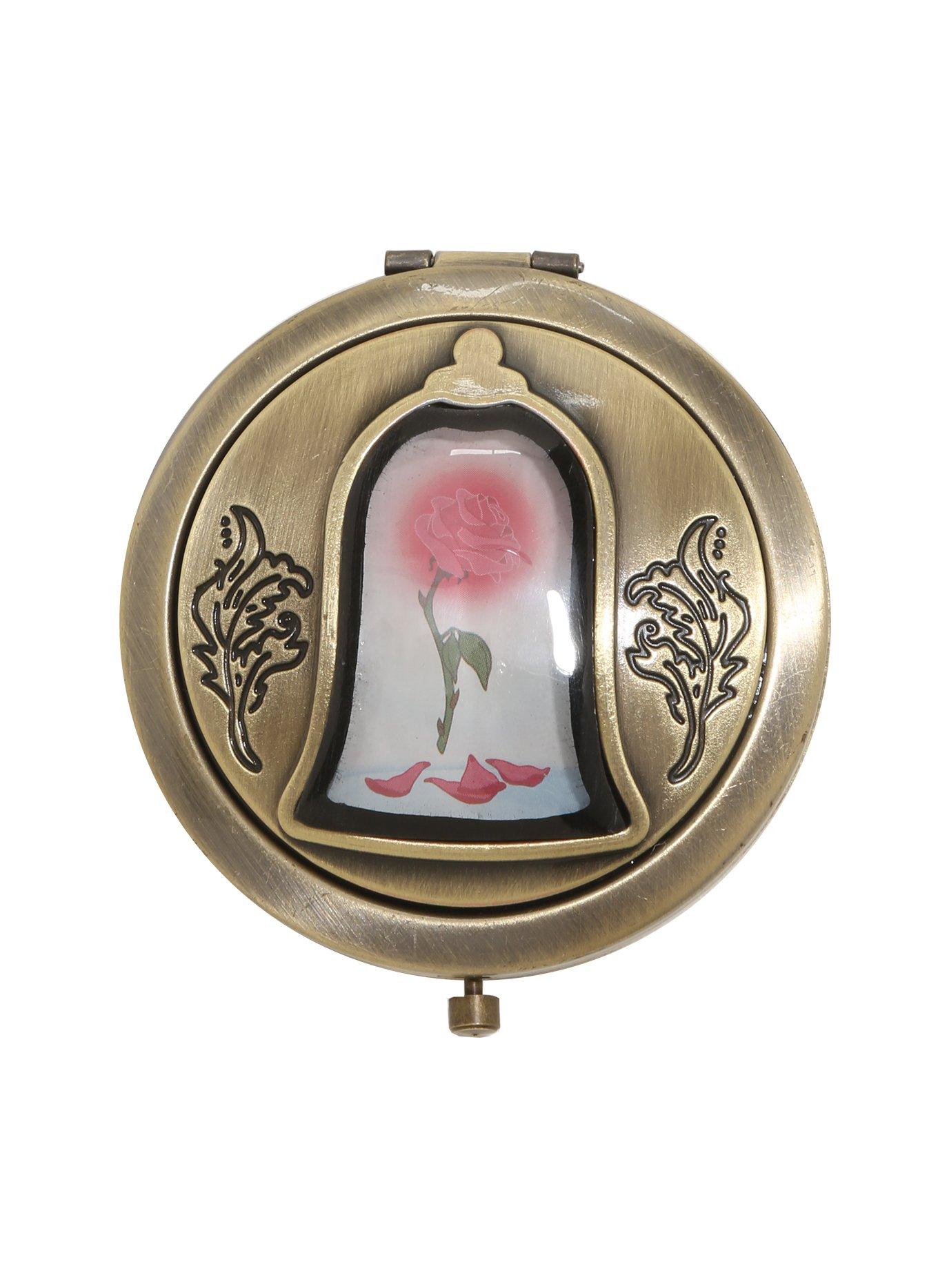 Disney Beauty And The Beast Enchanted Rose Compact Mirror, , hi-res