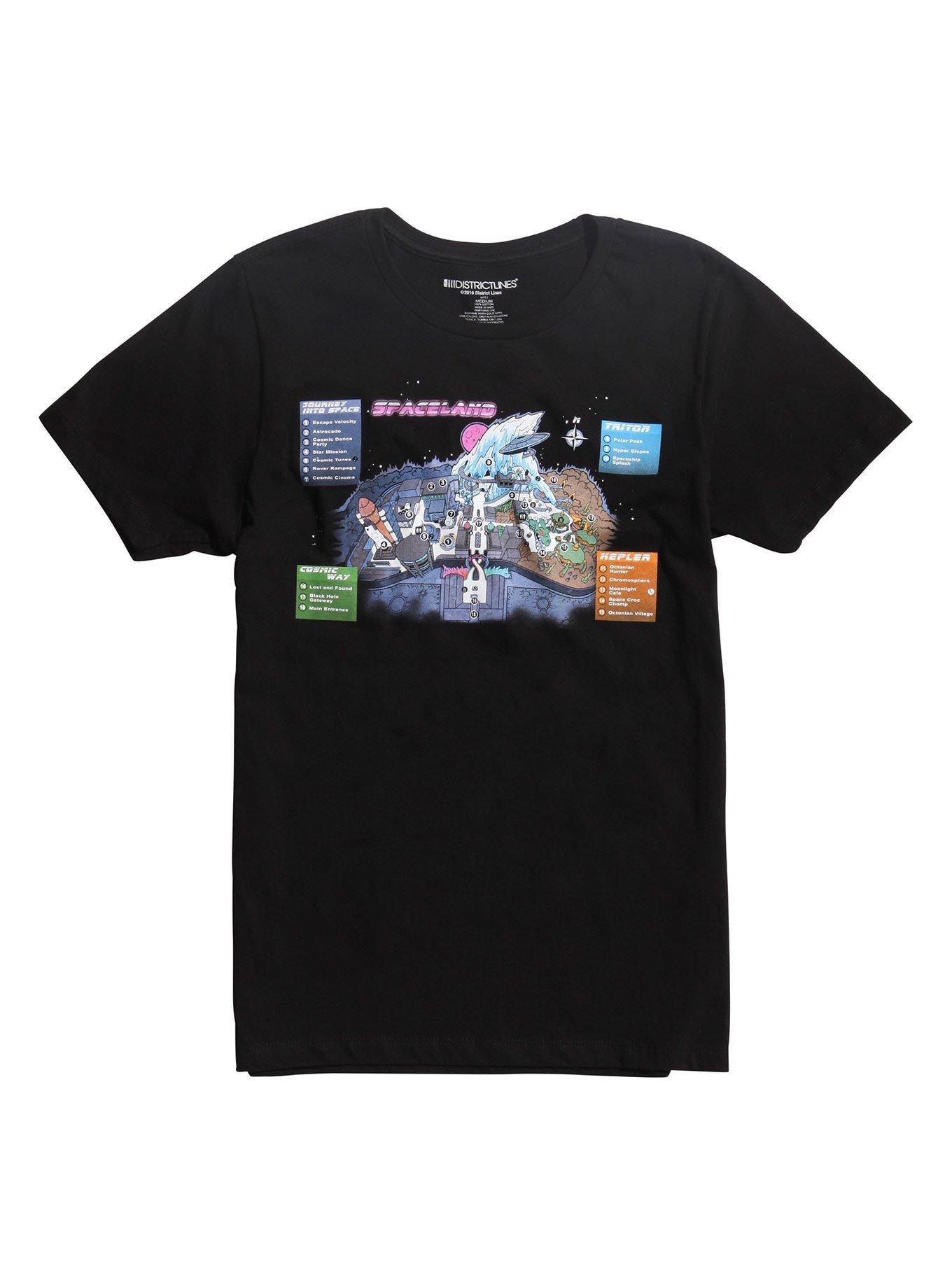 Call Of Duty: Infinite Warfare Spaceland Map T-Shirt, BLACK, hi-res