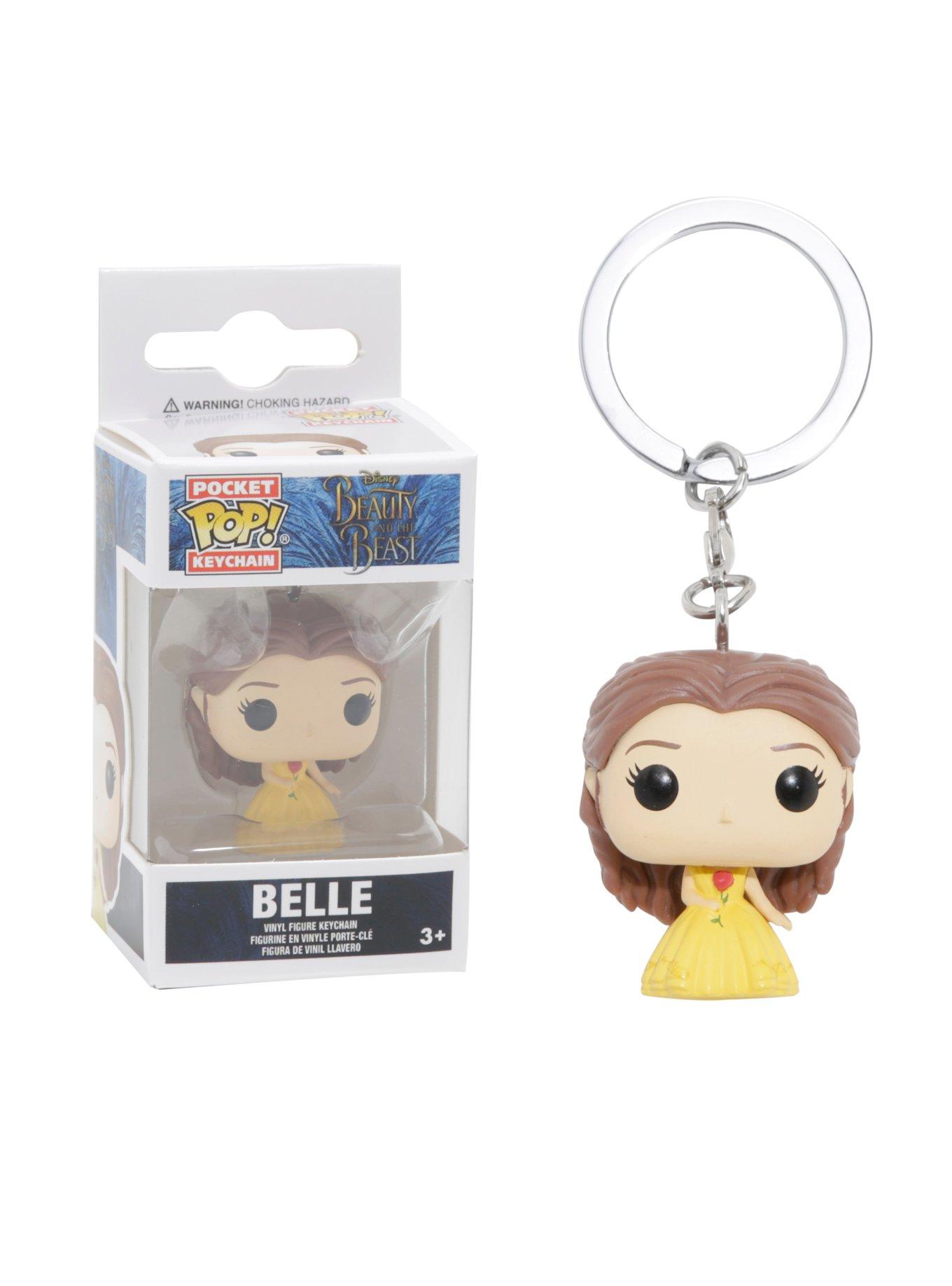 Funko Disney Beauty And The Beast Pocket Pop! Belle Vinyl Key Chain, , hi-res