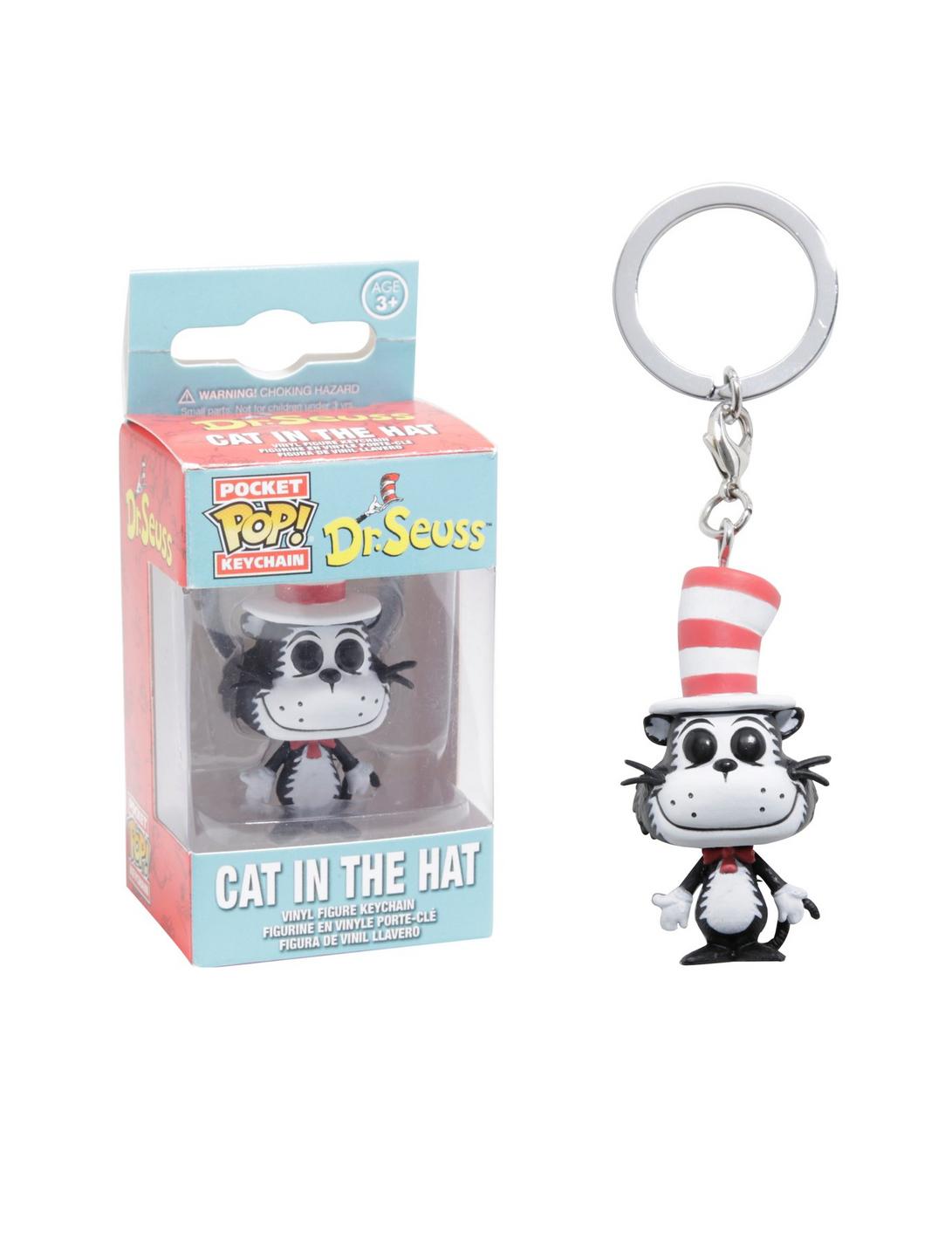 Funko Dr. Seuss Cat In The Hat Pocket Pop! Key Chain, , hi-res