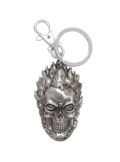 Marvel Ghost Rider Skull Key Chain | Hot Topic