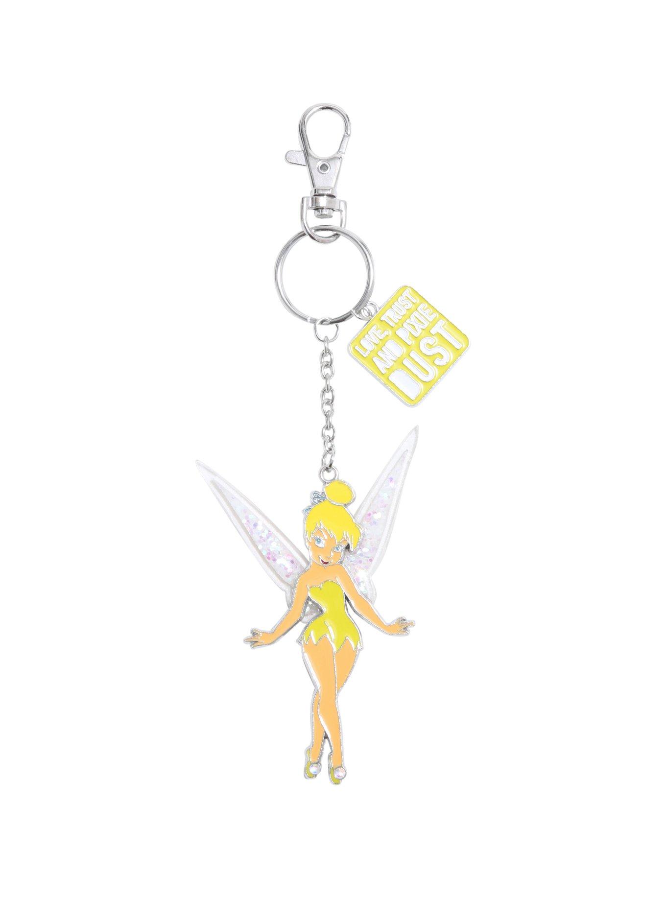 Disney Tinker Bell Glitter Key Chain, , hi-res