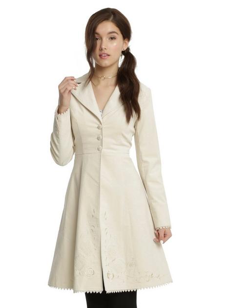 希少 beauty:beast初期 白タグ ウールコート Disney Beauty And The Beast Belle Jacket | Hot Topic