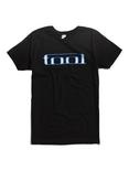 Tool Skull Blue Lines T-Shirt, BLACK, hi-res