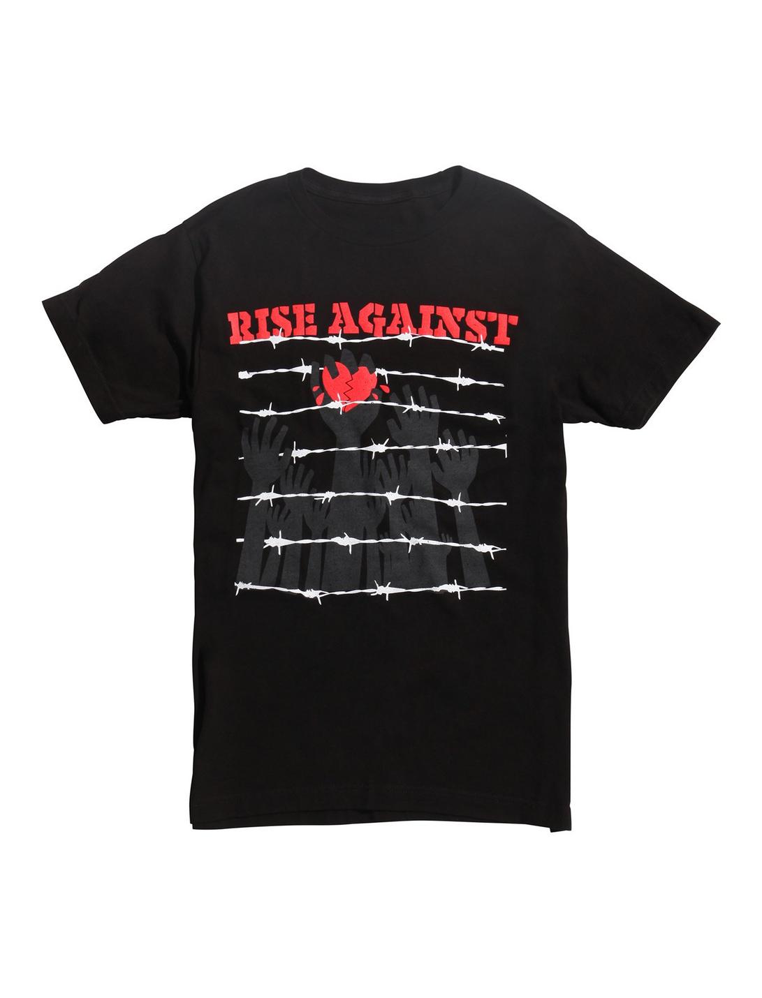 Rise Against Prisoners T-Shirt, BLACK, hi-res