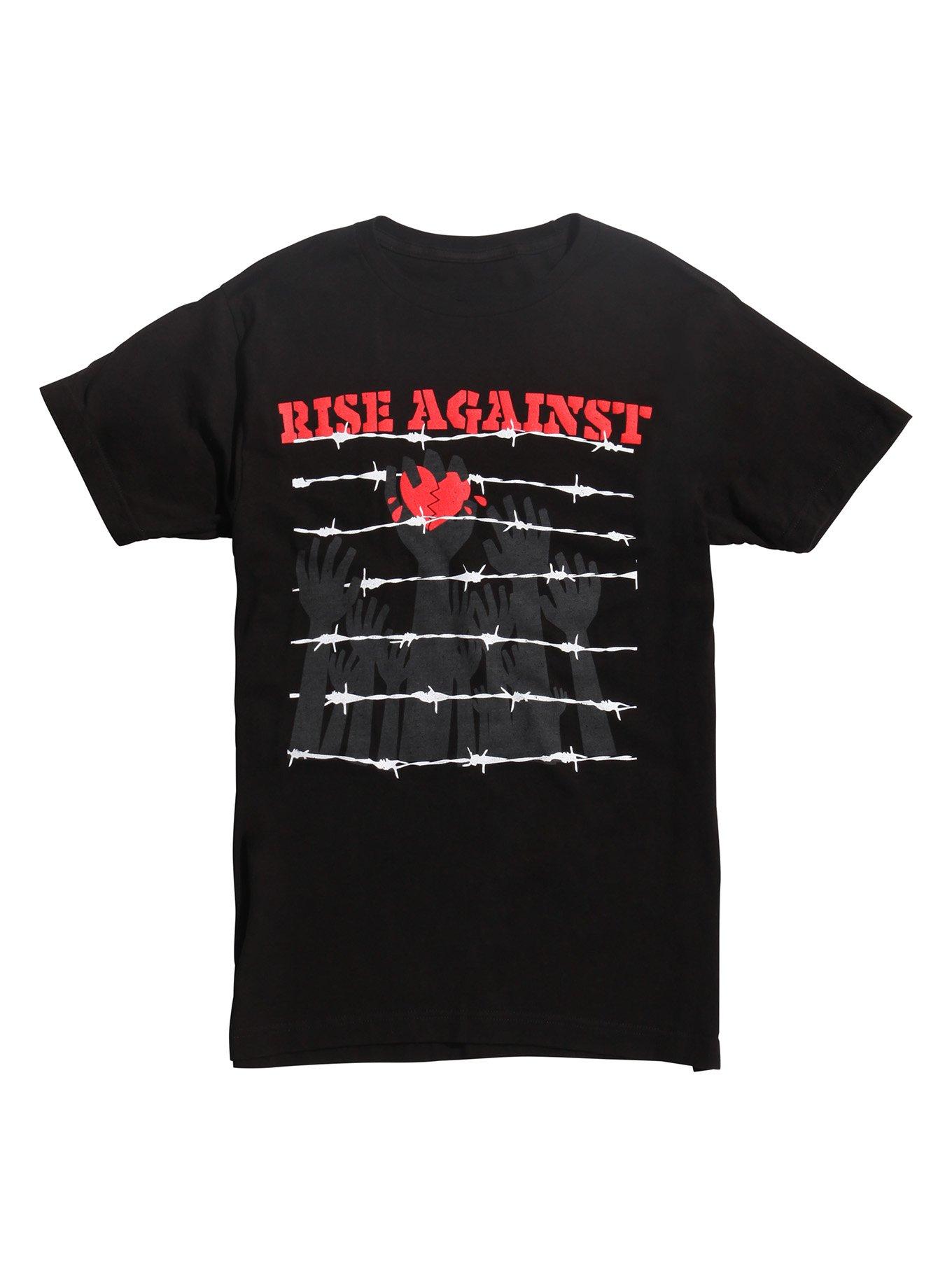 Rise Against Prisoners T-Shirt, BLACK, hi-res