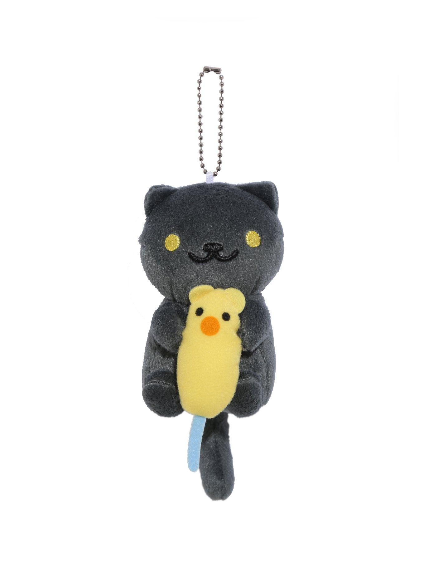 Neko Atsume Smokey Kick Toy Mouse 6" Plush, , hi-res