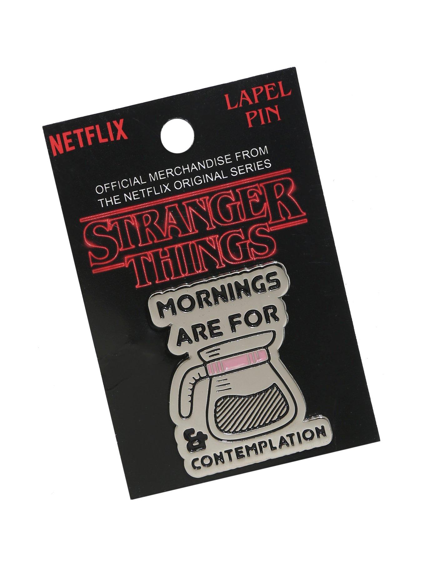 Stranger Things Mornings Enamel Pin, , hi-res