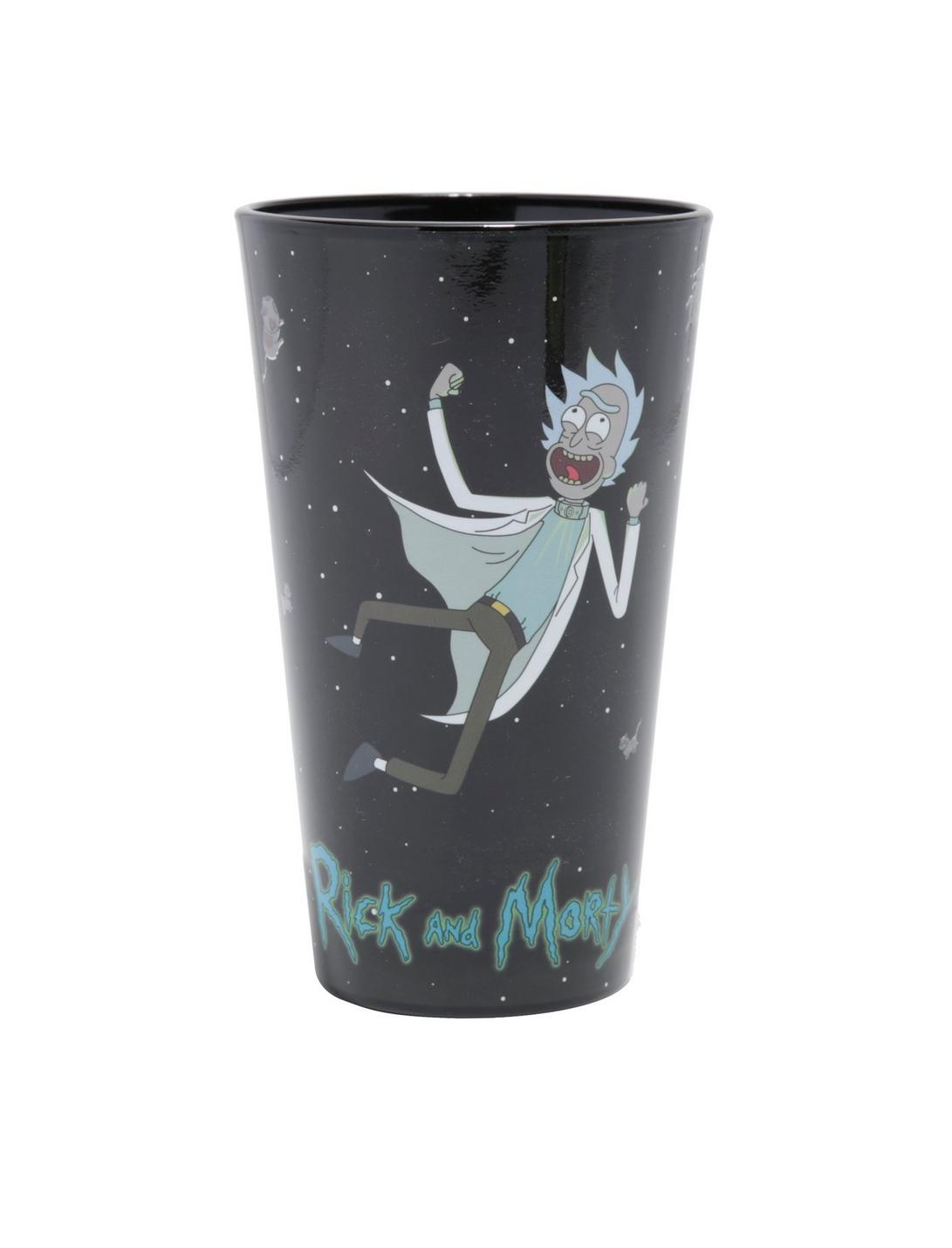 Rick And Morty Space Cats Pint Glass, , hi-res