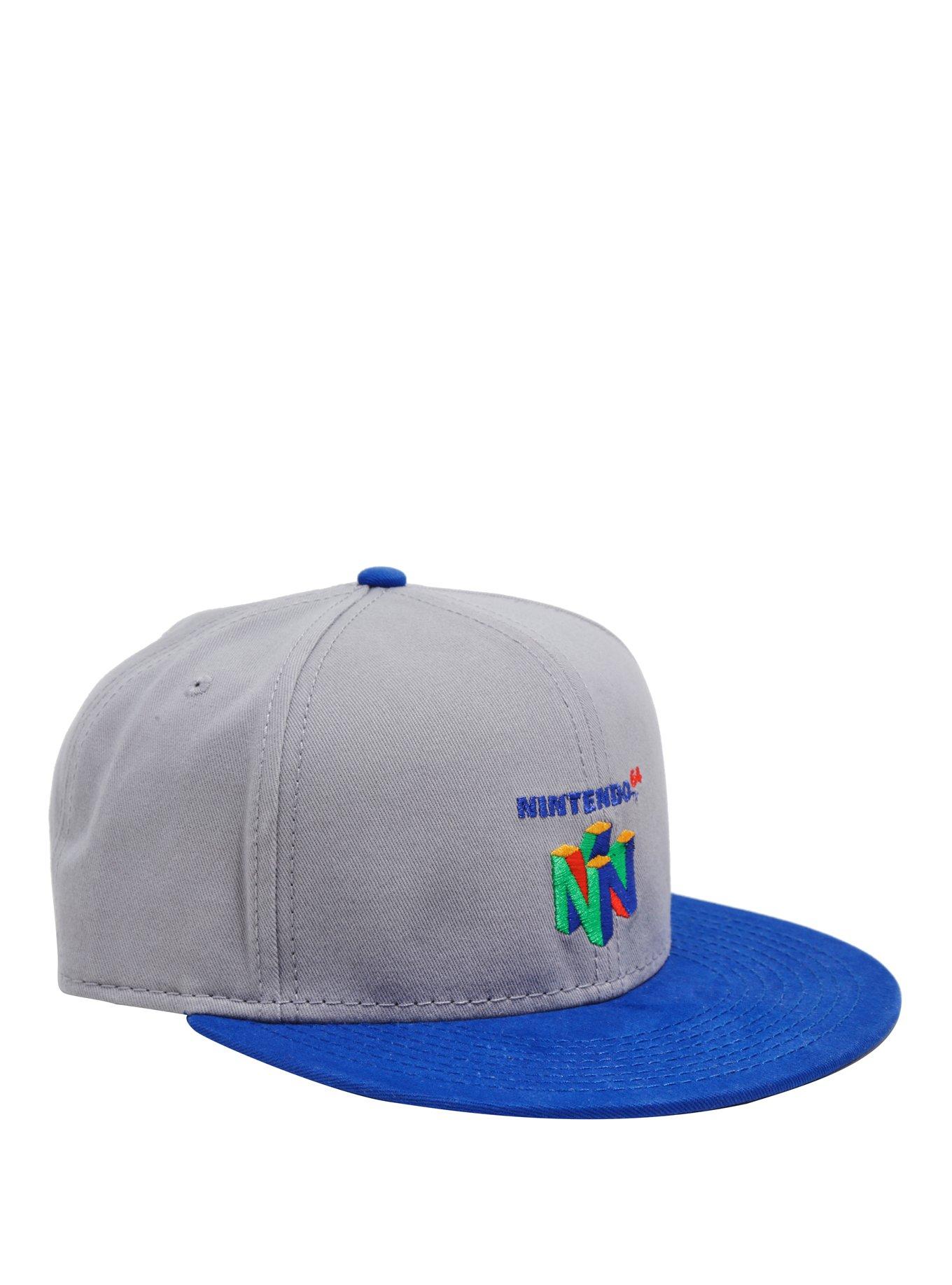 Nintendo 64 Logo Snapback Hat, , hi-res