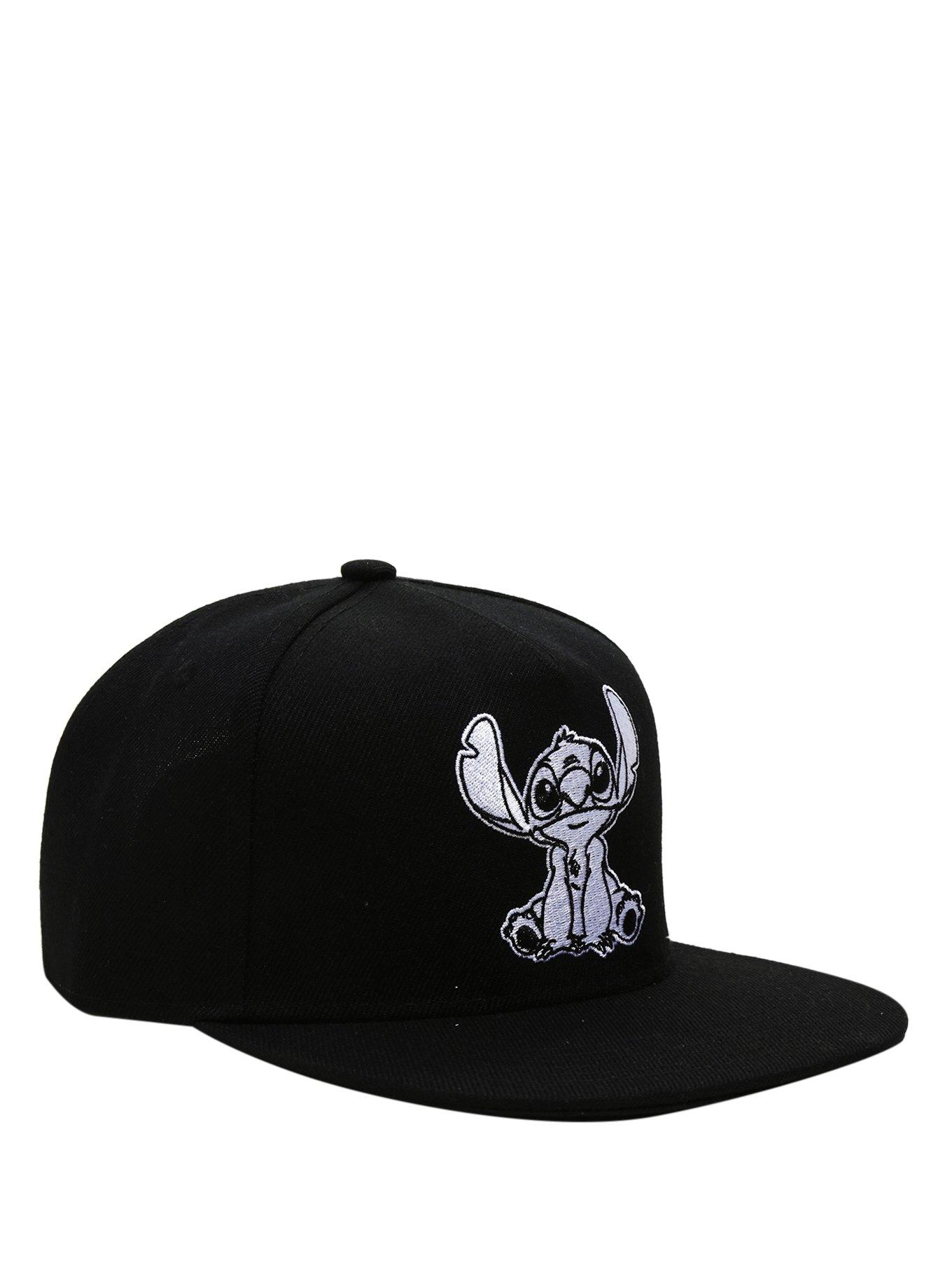 Disney Lilo & Stitch Black & White Snapback Hat Hot Topic