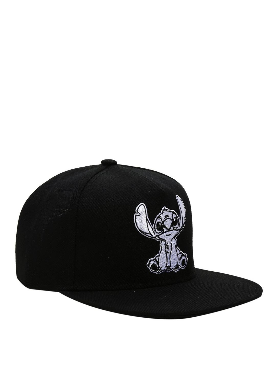 Disney Lilo & Stitch Black & White Snapback Hat, , hi-res
