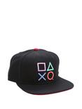 Playstation Button Snapback Hat, , hi-res