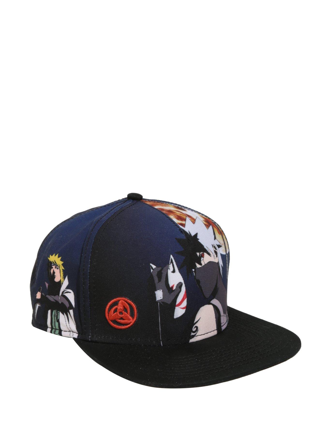 Naruto Shippuden Kakashi Sublimation Snapback Hat, , hi-res