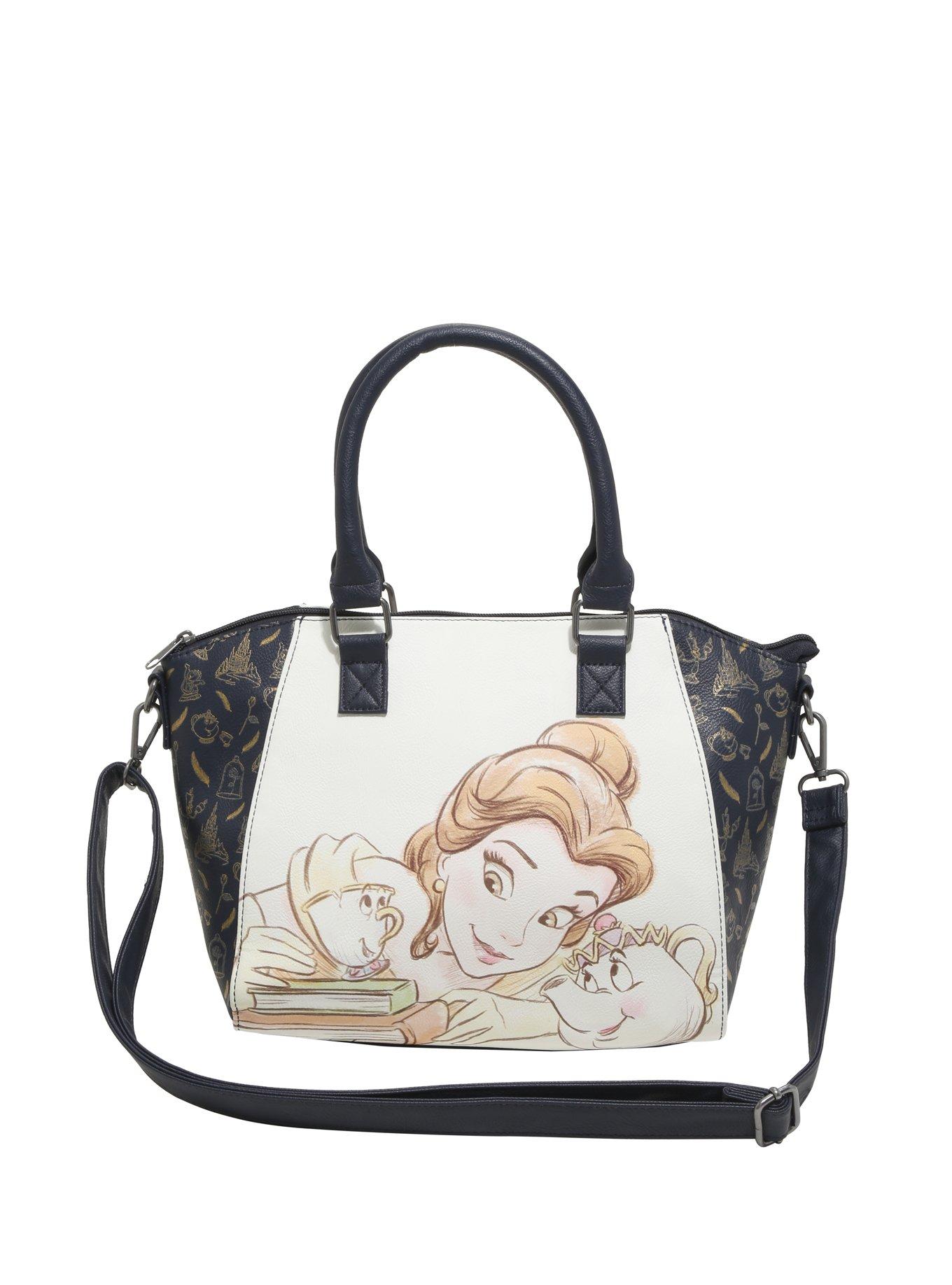 Disney Beauty And The Beast Belle Mrs. Potts & Chip Satchel Bag