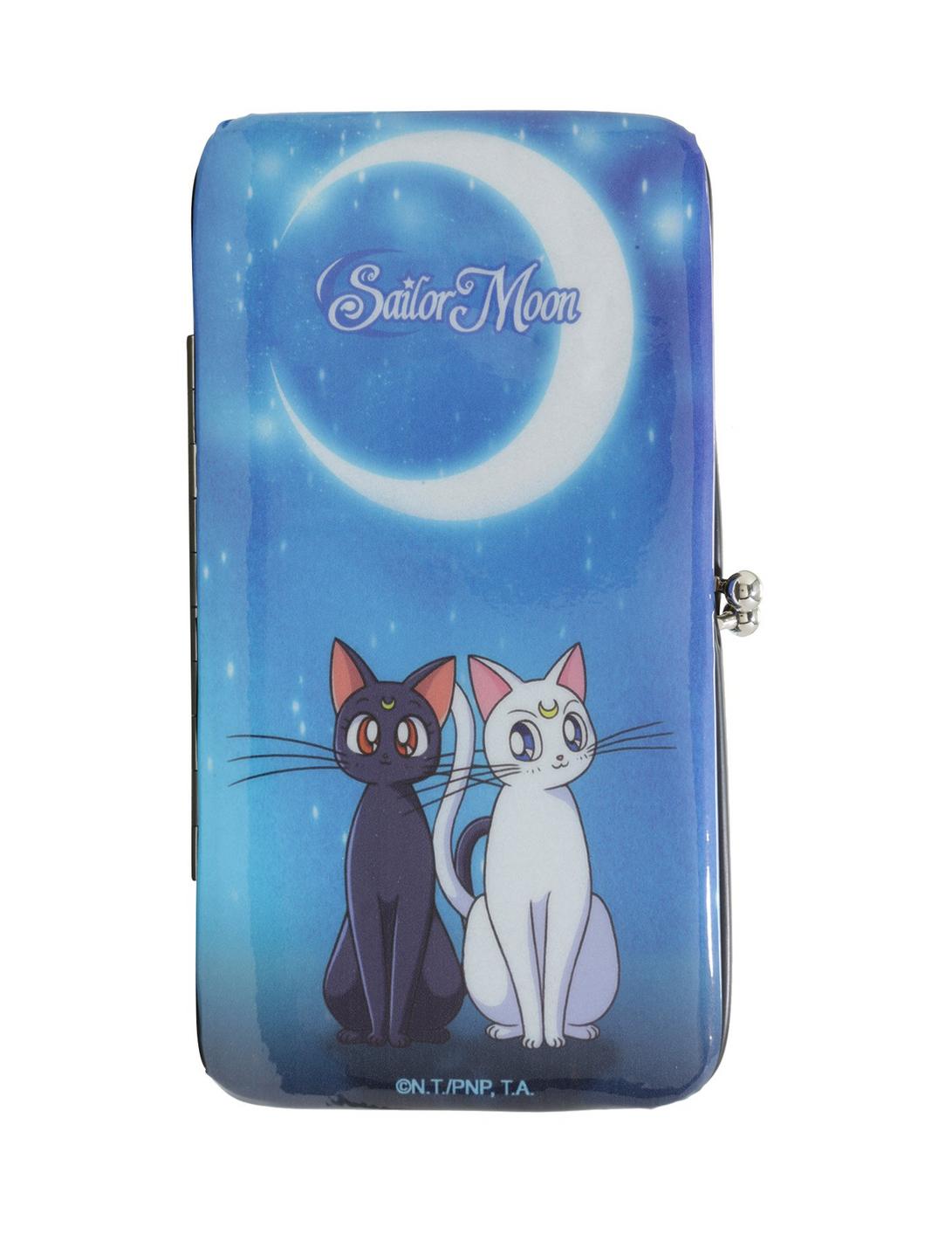 OFFICIAL SAILOR MOON LUNA AND ARTEMIS CAT PURSE WALLET NEW WITH TAGS 