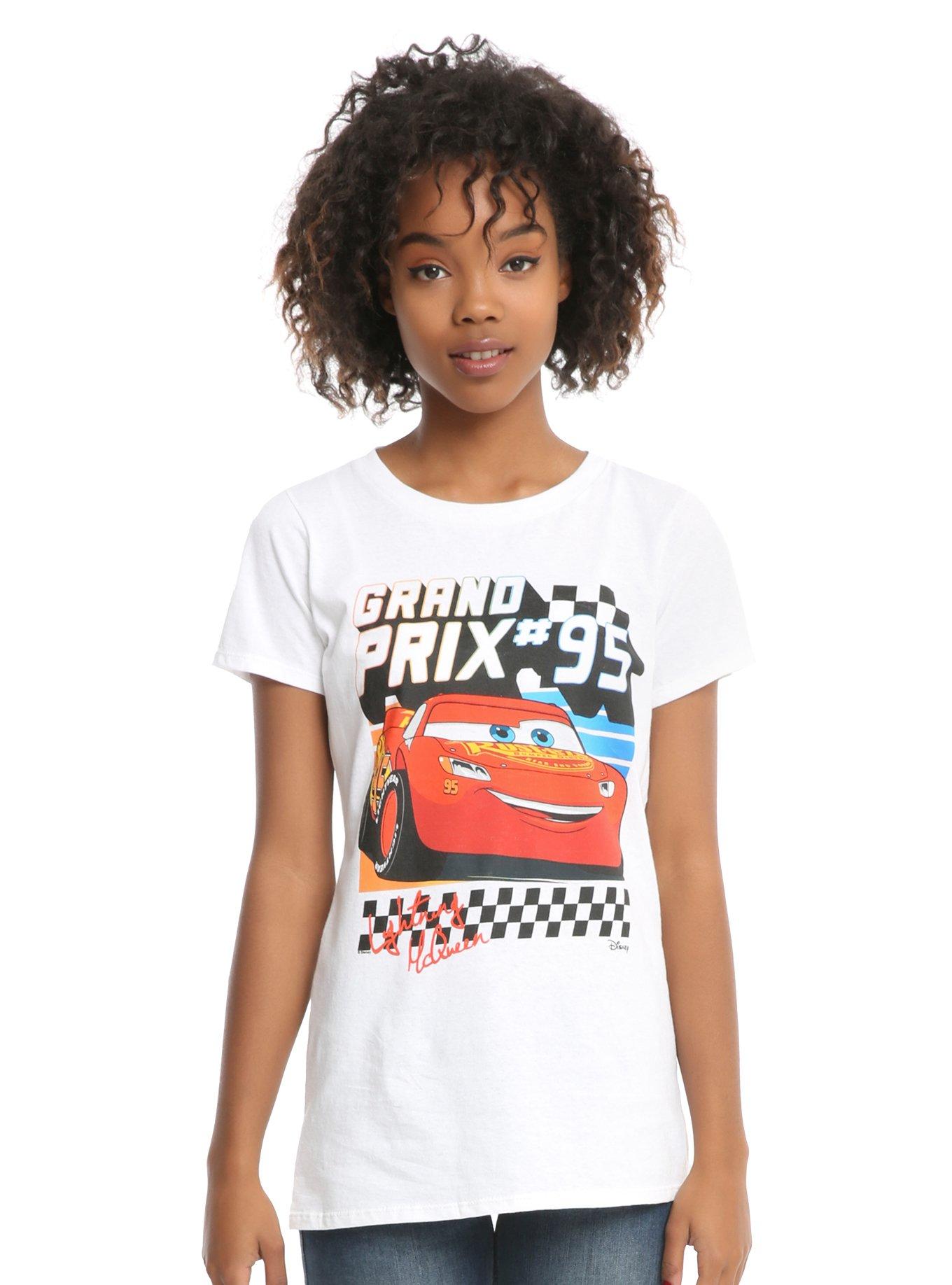 Disney Lightning McQueen Grand Prix Girls T-Shirt, BLACK, hi-res