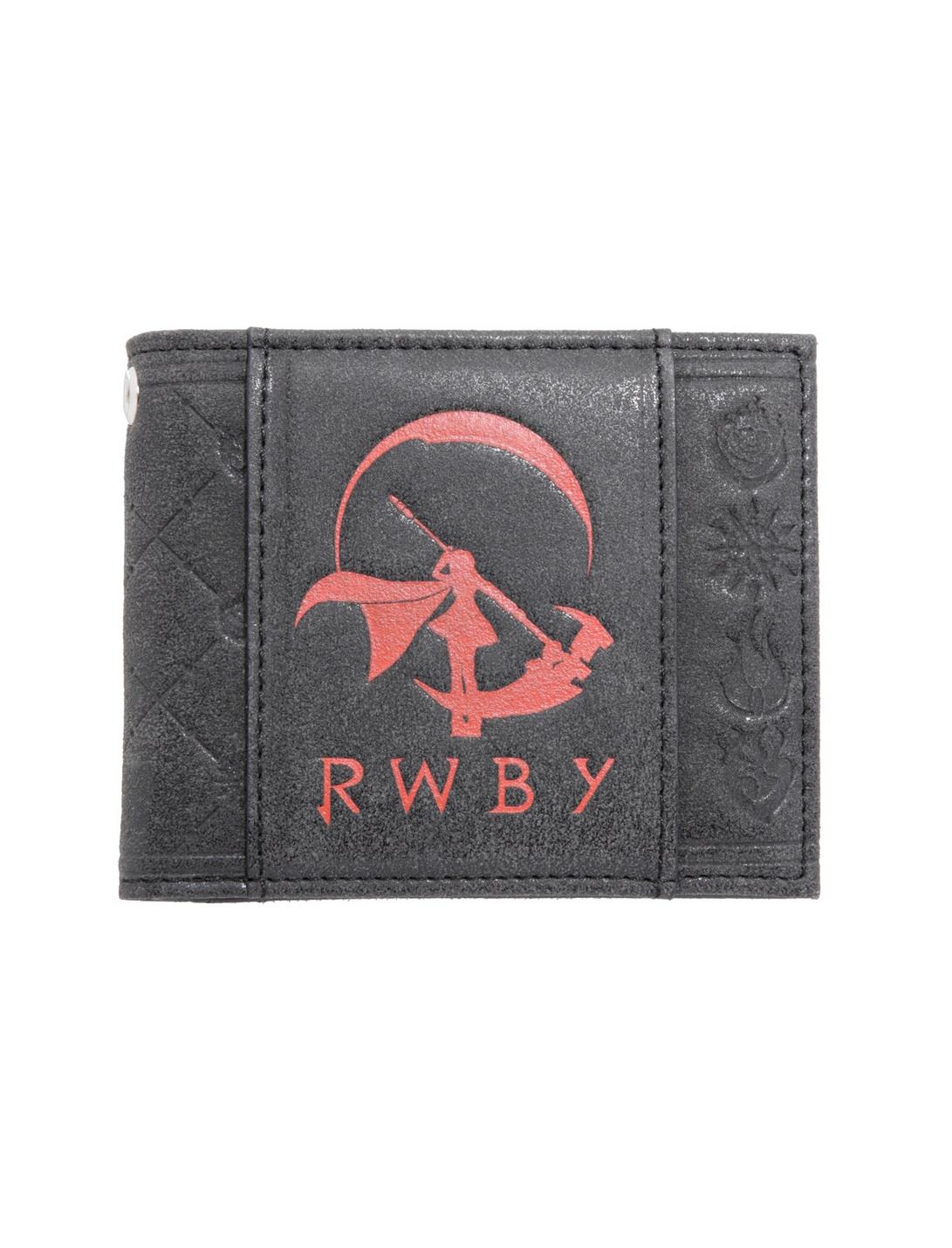 RWBY Ruby Silhouette Logo Bi-Fold Wallet, , hi-res