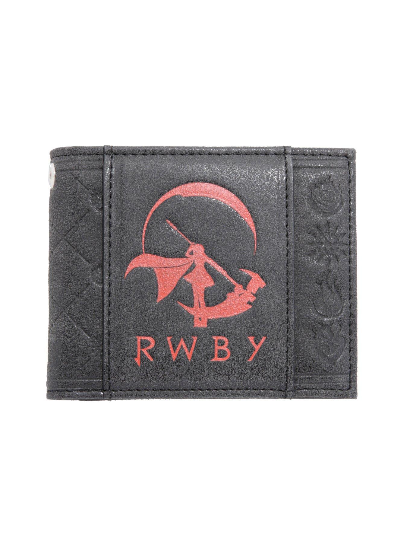 RWBY Ruby Silhouette Logo Bi-Fold Wallet, , hi-res