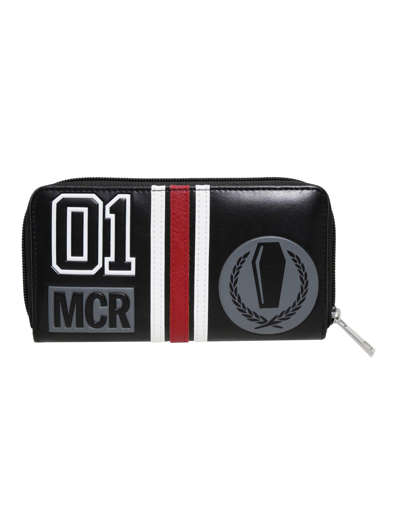 My Chemical Romance Varsity Patches Zipper Wallet, , hi-res