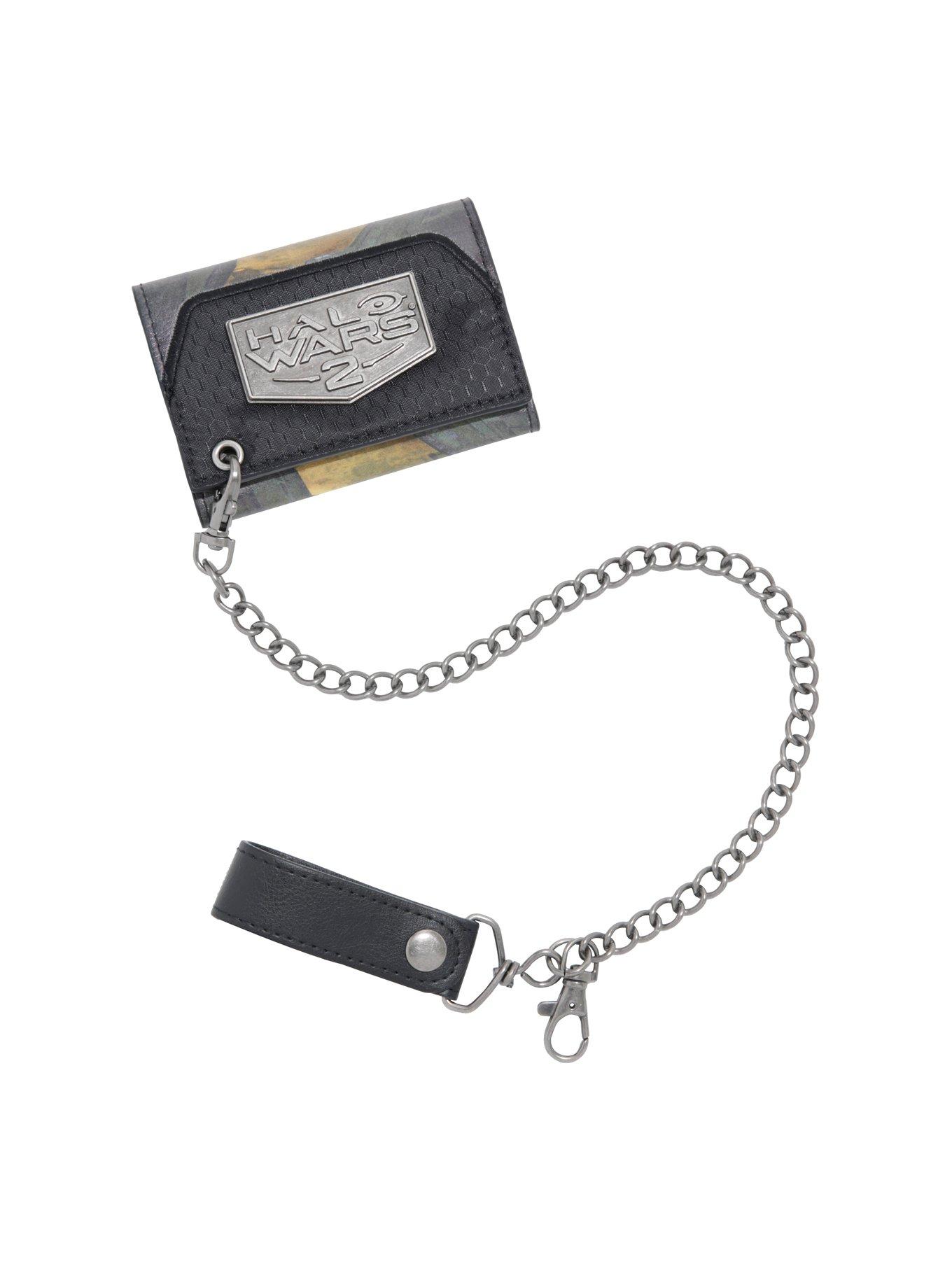 Halo Wars 2 Spartan Tri-Fold Chain Wallet, , hi-res