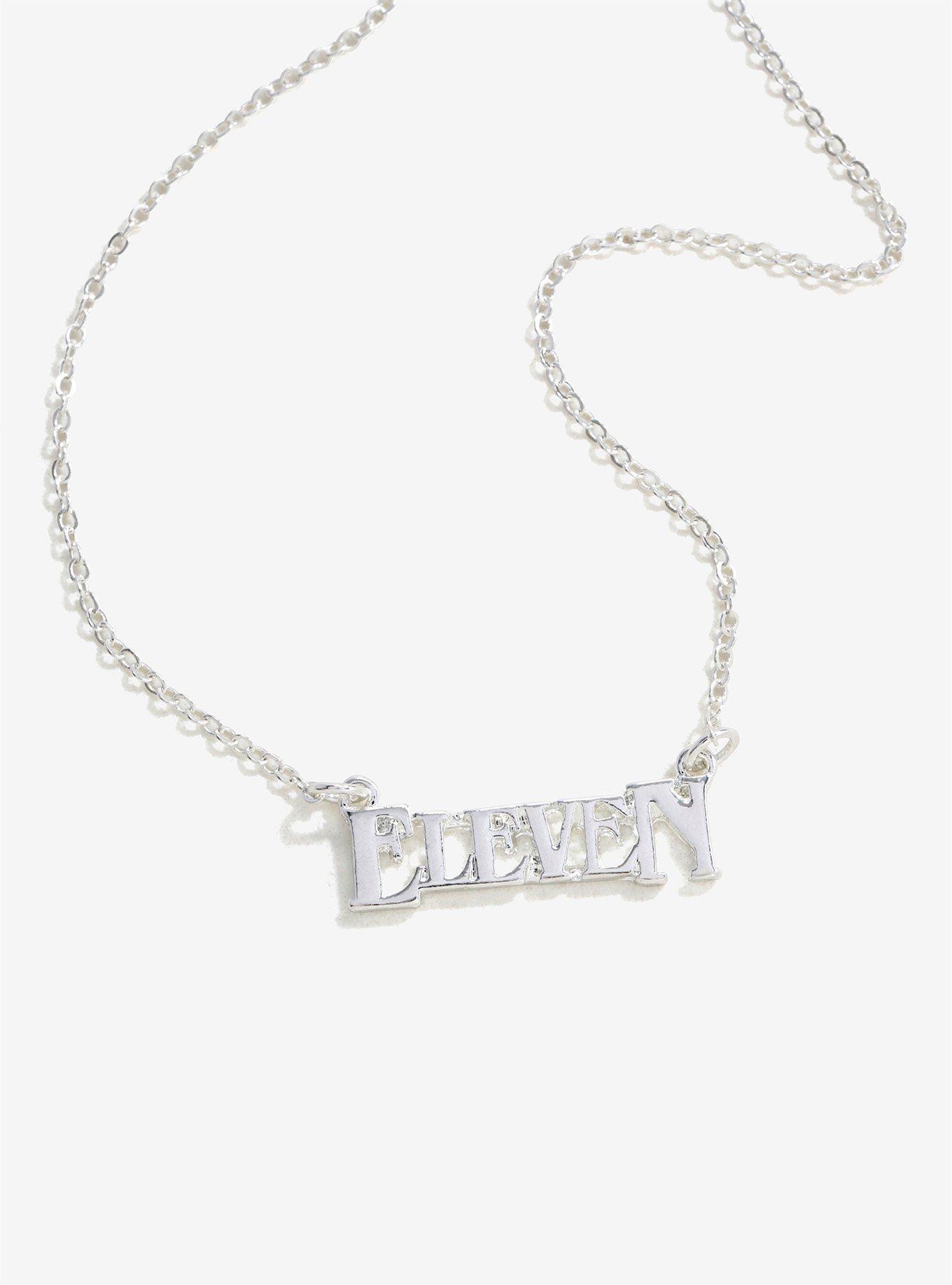 Stranger Things Eleven Sterling Silver Necklace, , hi-res