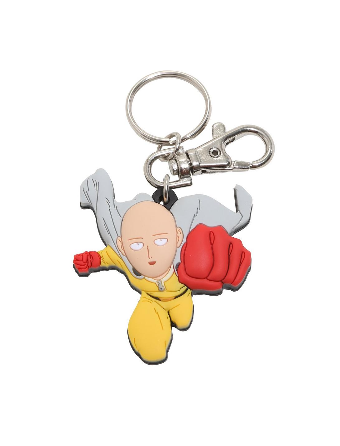 One Punch Man Saitama Key Chain, , hi-res