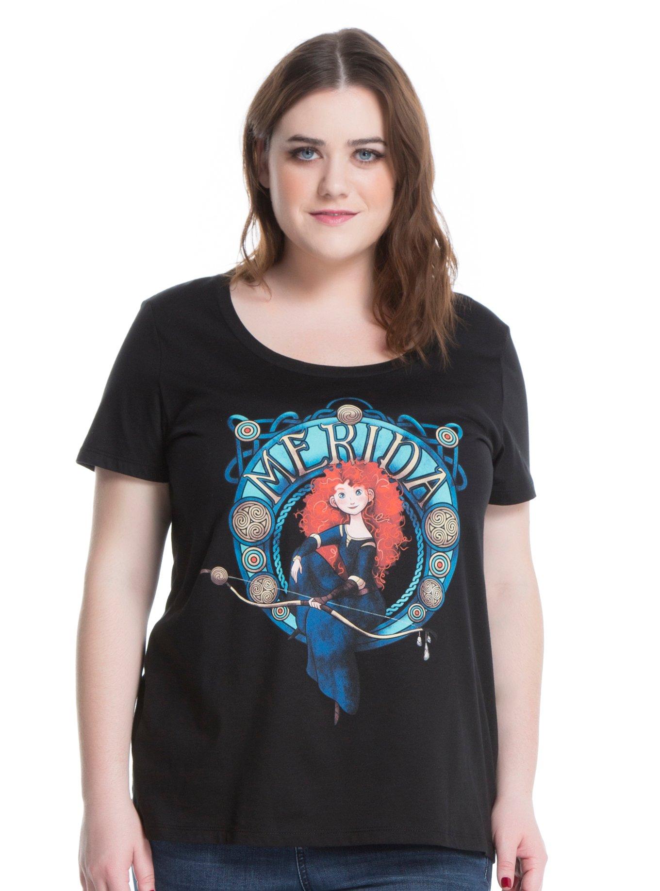 Disney Brave Merida Girls T-Shirt Plus Size, BLACK, hi-res
