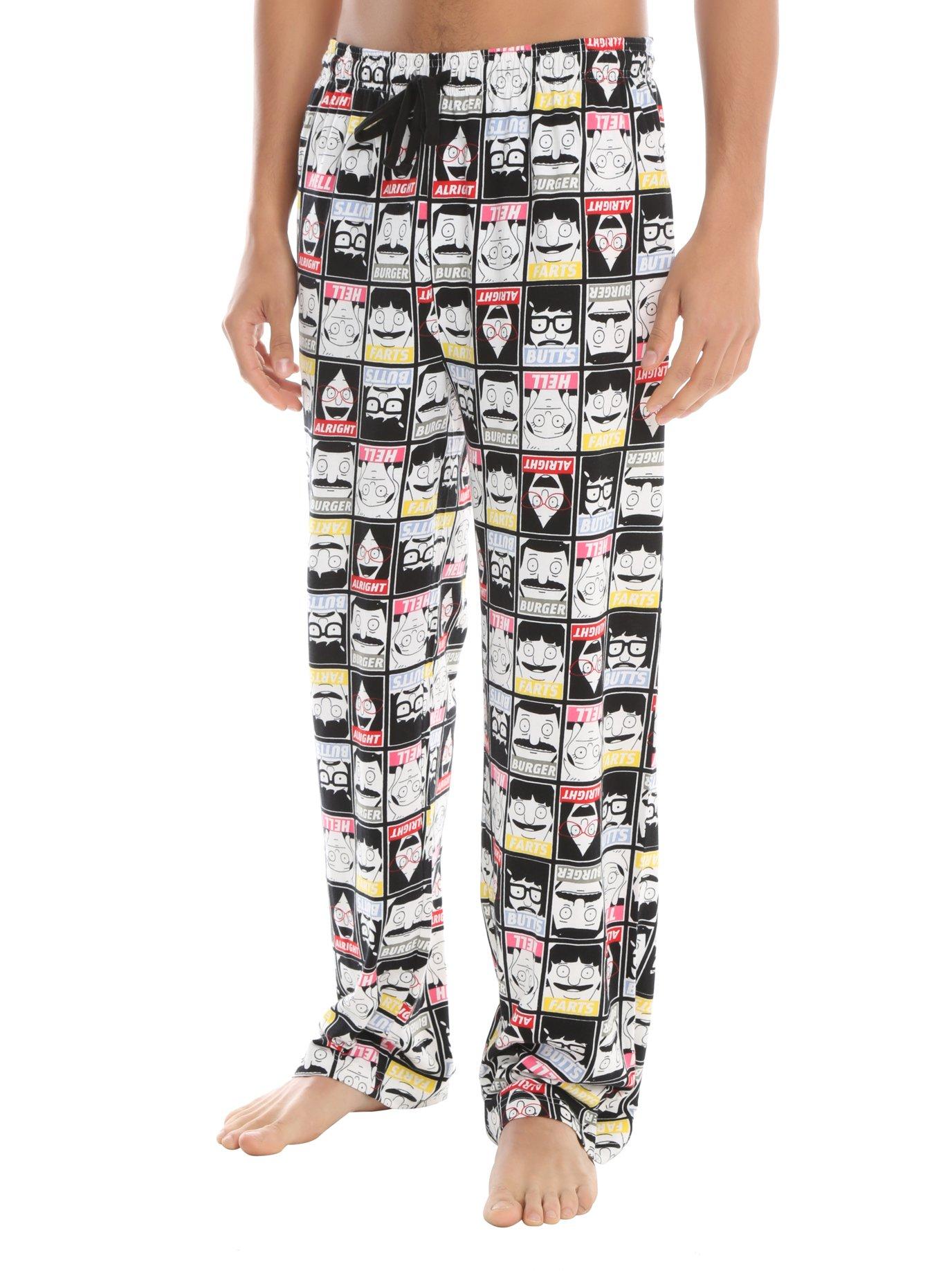 Bob's Burgers Family Faces Guys Pajama Pants