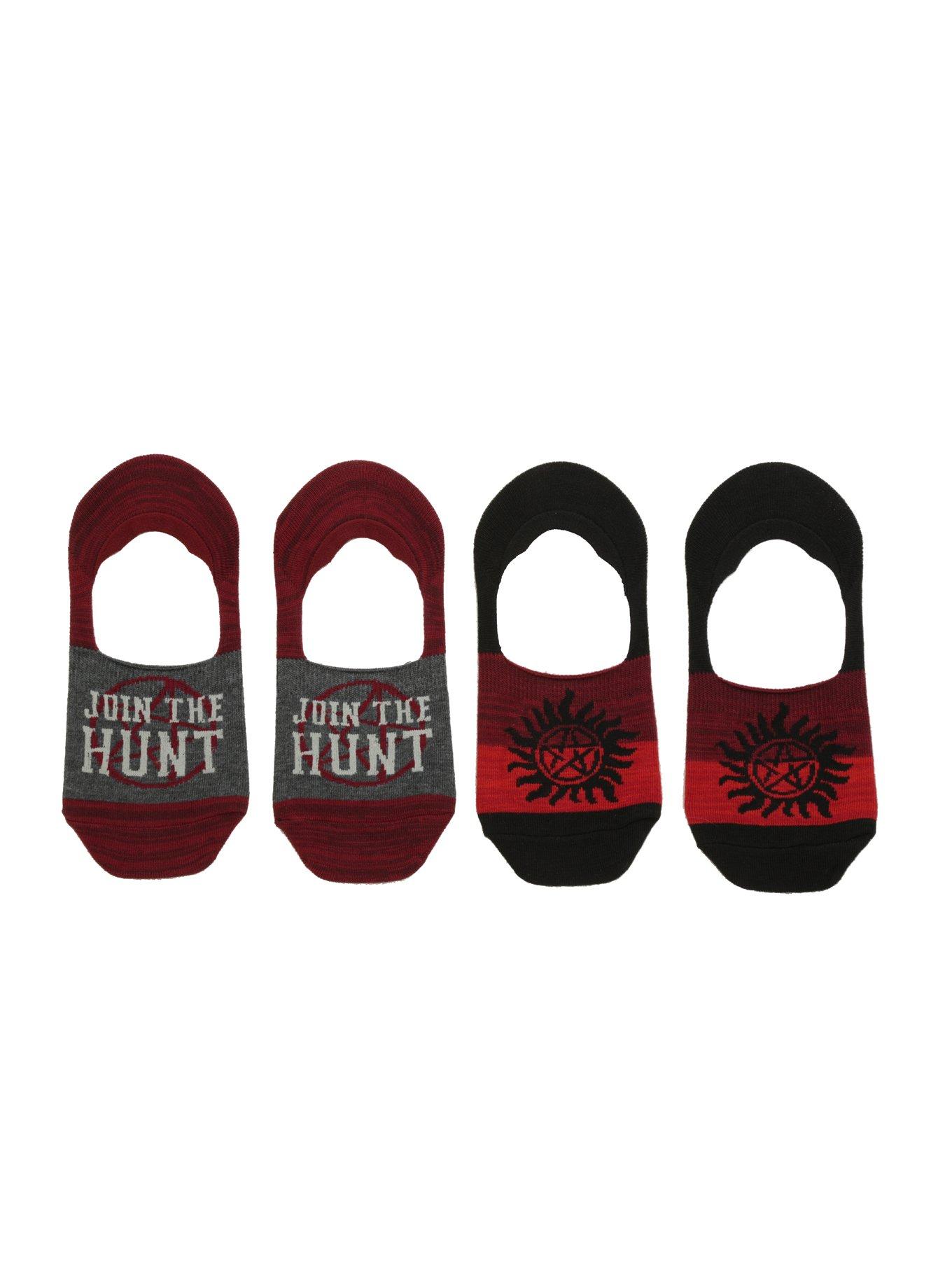 Supernatural Join The Hunt Liner Socks 2 Pair, , hi-res