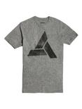 Assassin's Creed Abstergo Industries Logo T-Shirt, GREY, hi-res