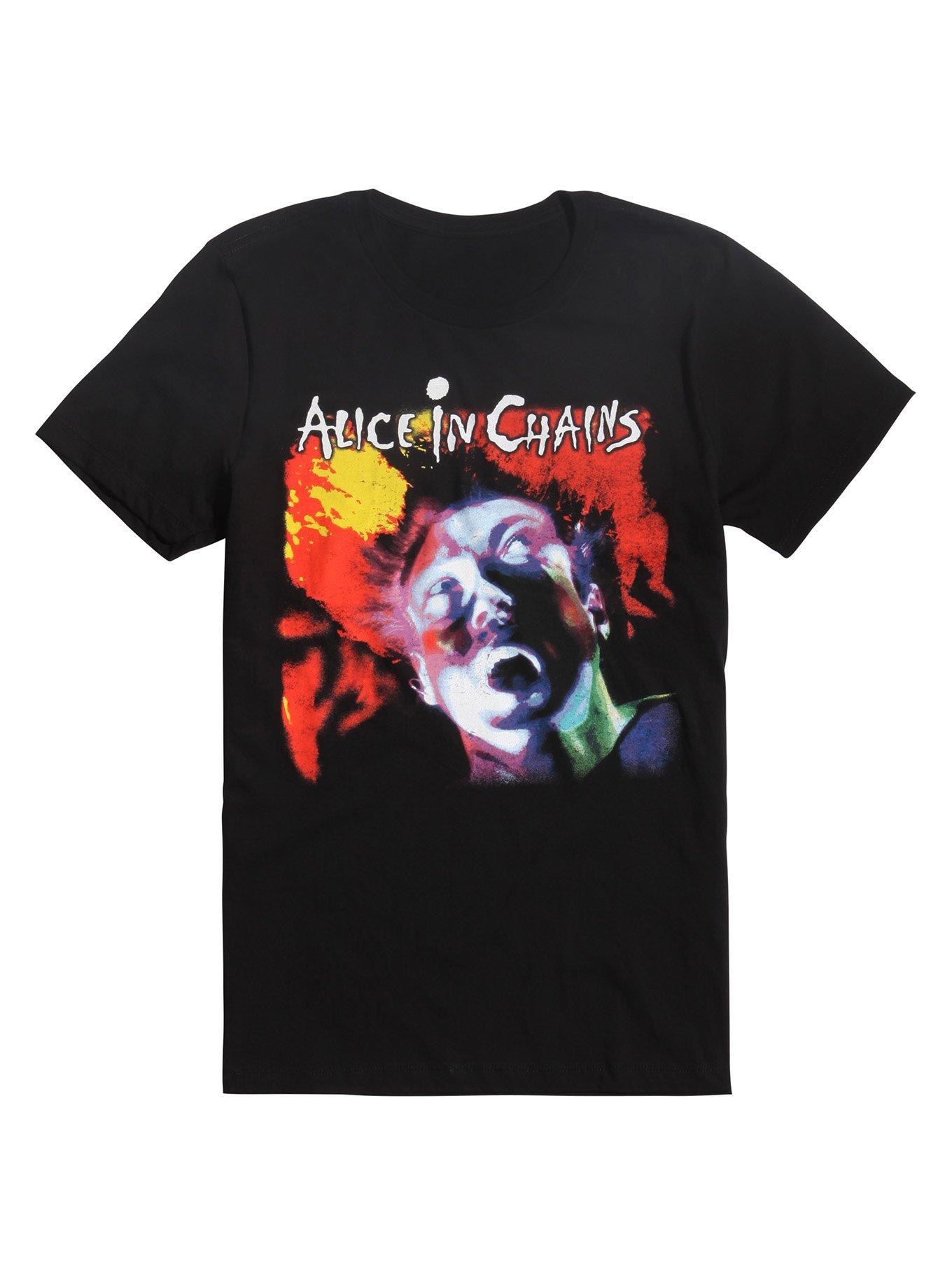 Alice In Chains T Shirt Transplant New Official Womens Skinny Fit