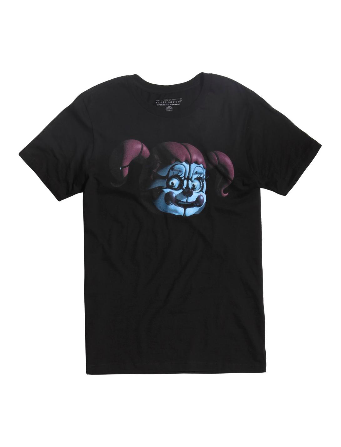 Five Nights At Freddy's: Sister Location Circus Baby T-Shirt, BLACK, hi-res