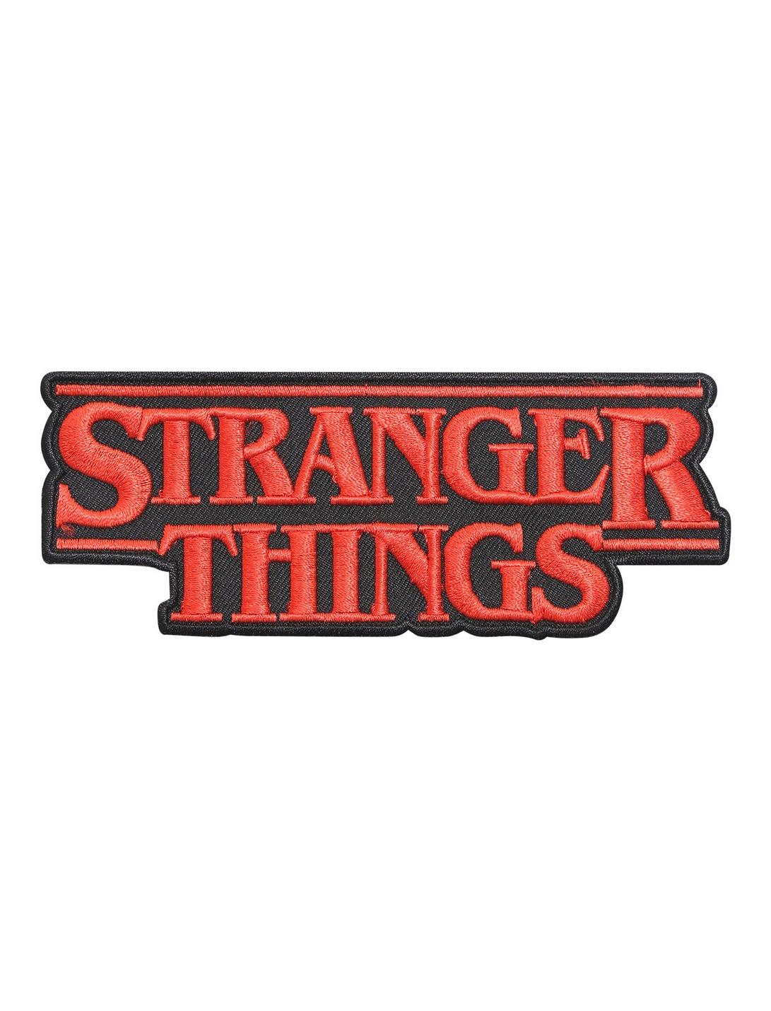 Stranger Things Logo Iron-On Patch, , hi-res