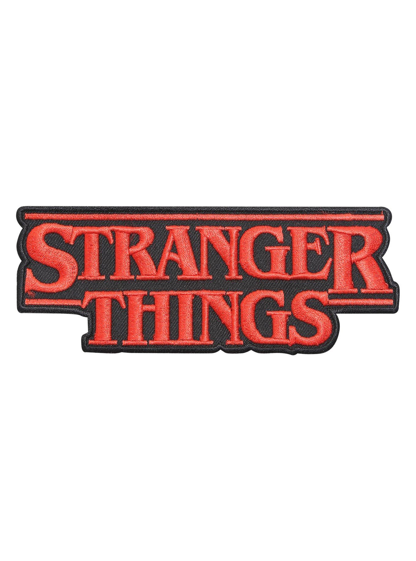 Stranger Things Logo Iron-On Patch, , hi-res