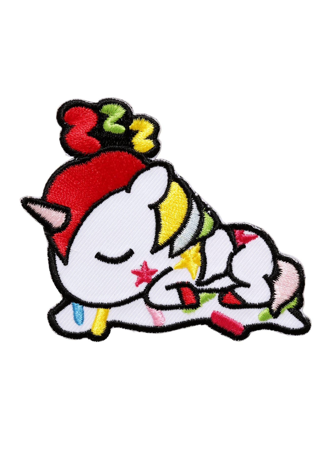 Loungefly Tokidoki Sleeping Unicorno Iron-On Patch, , hi-res