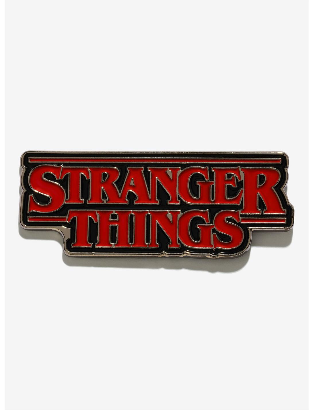 Stranger Things Logo Enamel Pin, , hi-res